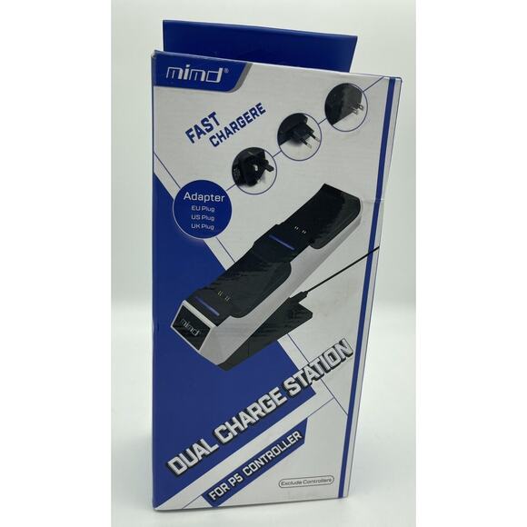 Dual Fast Charging Station For P5 Controller White / Black Excludes Controllers - Picture 1 of 5